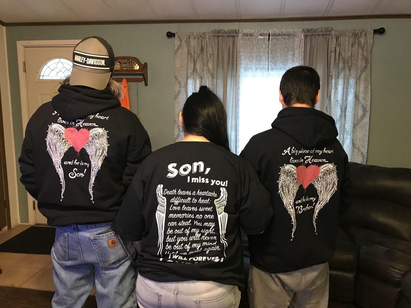 Customer photo review of Son - A Big Piece of my Heart Hoodie