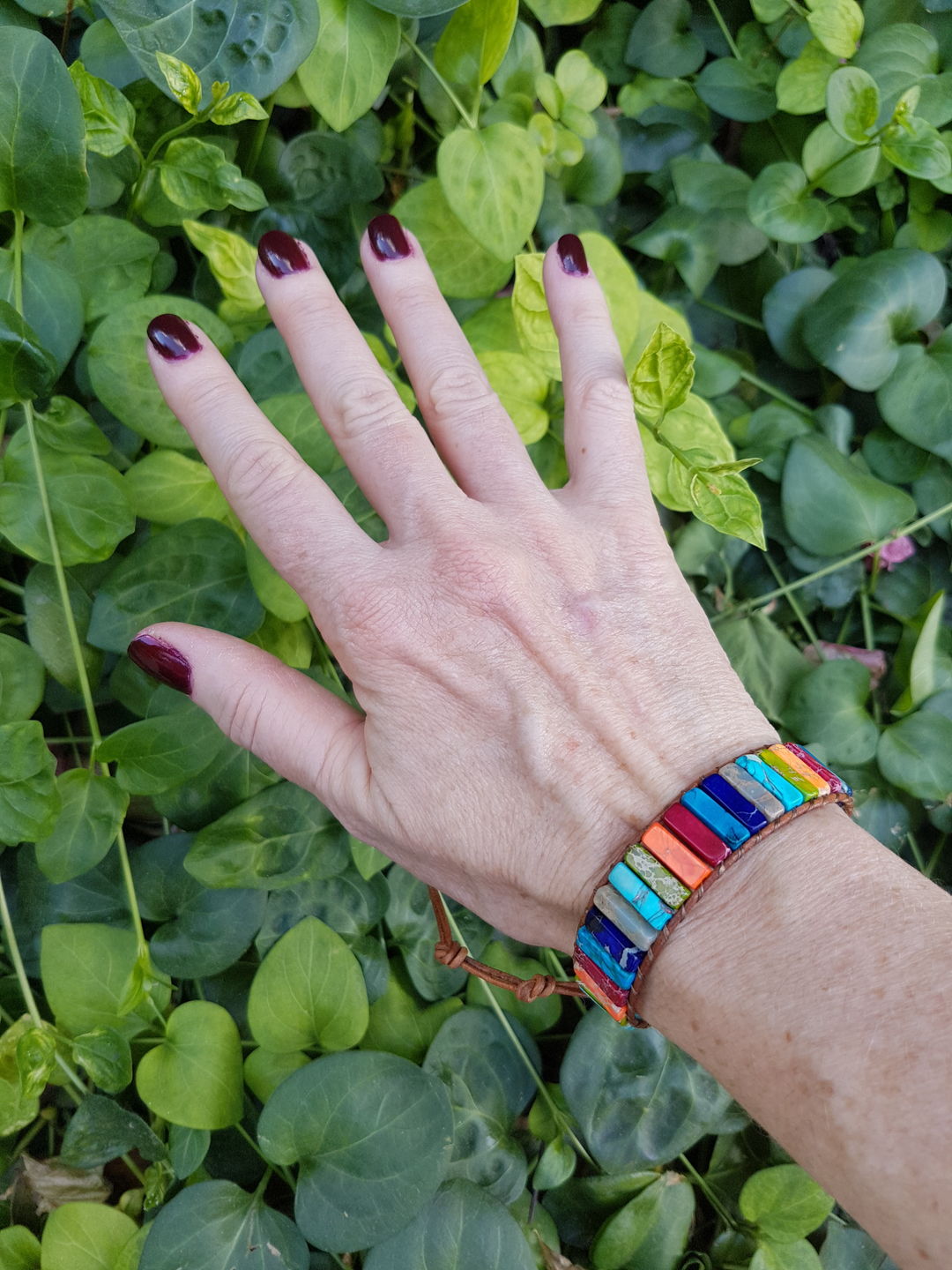 Customer photo review of Chakra Energy Bracelet