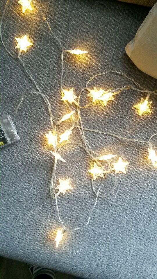 Customer photo review of 2M/5M LED Garland Twinkle Star Lights (Battery Operate)