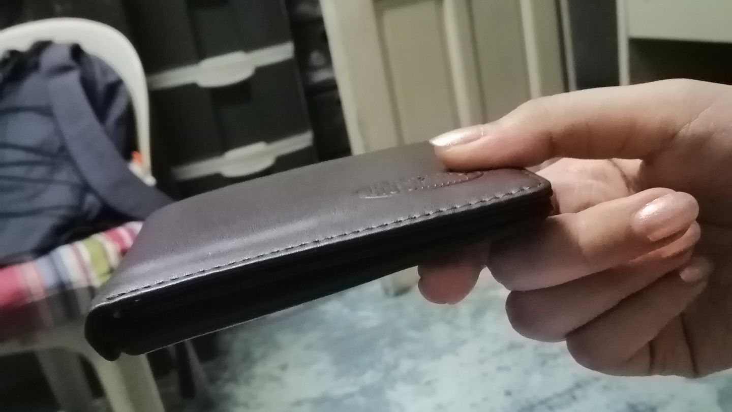 Customer photo review of Leather L-Shape Brown
