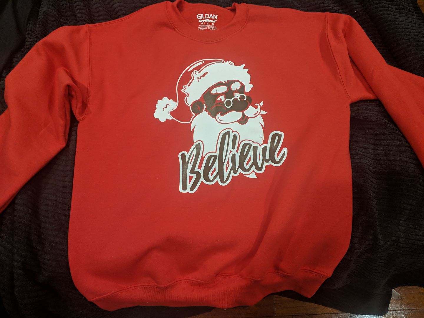 Customer photo review of Black Santa