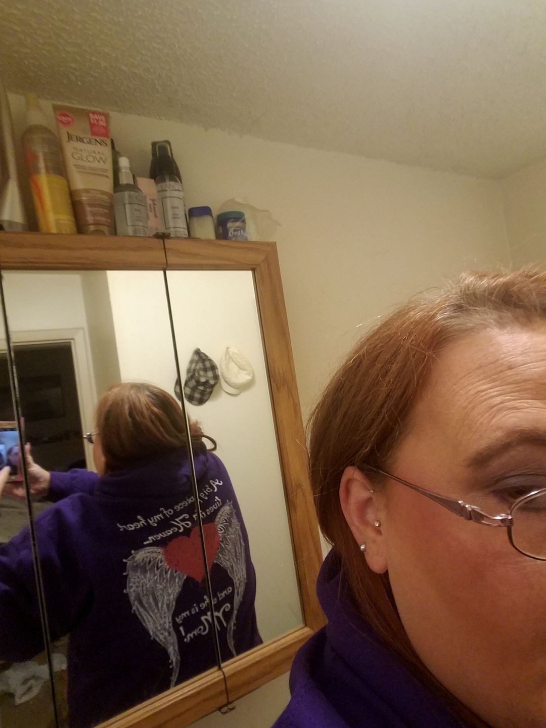 Customer photo review of Mom - A Big Piece of my Heart Hoodie