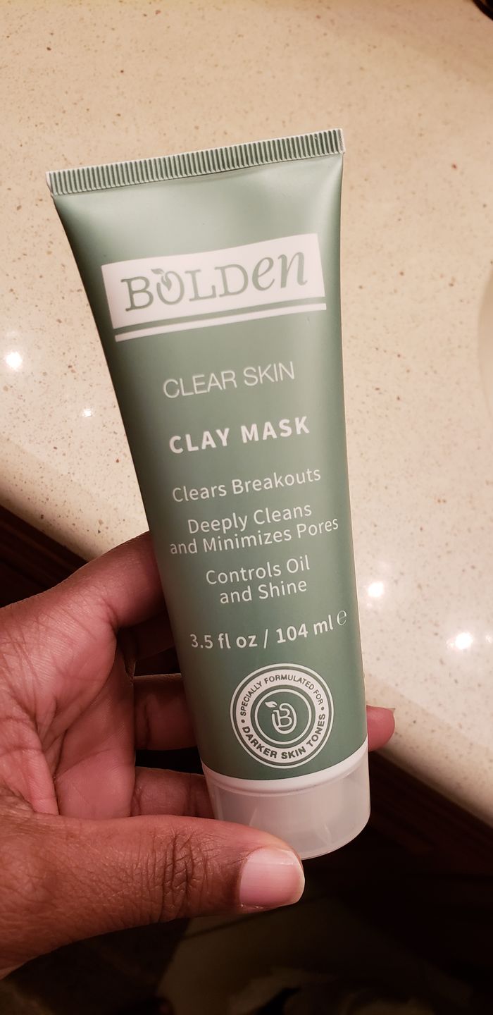 Customer photo review of Clear Skin Clay Mask