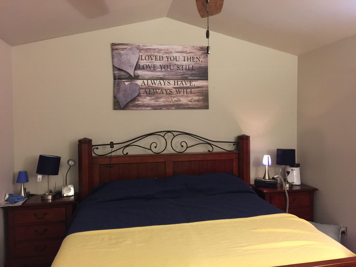 Customer photo review of Personalized "Loved You Always" Premium Canvas
