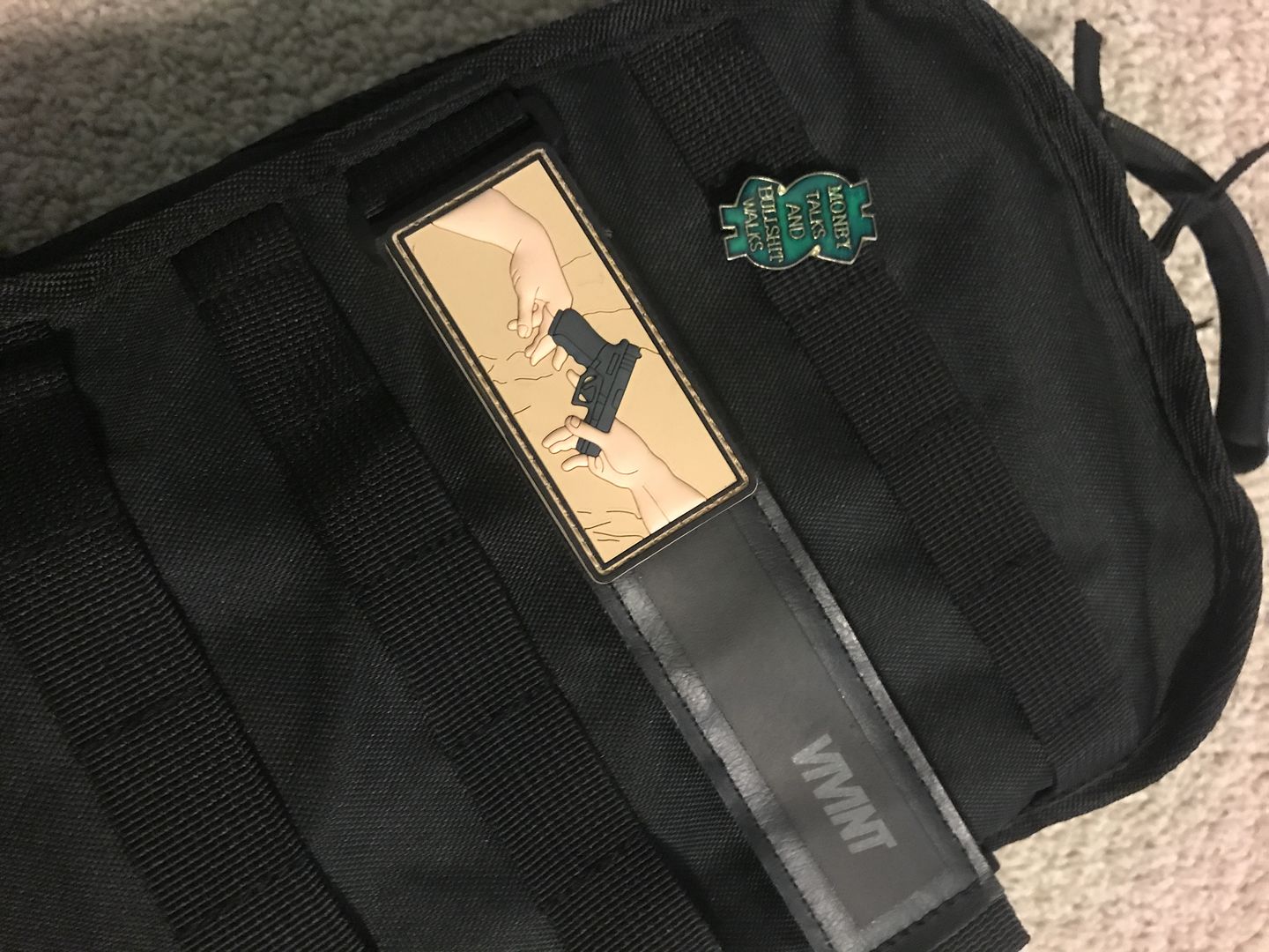 Customer photo review of God Adam & Glock Morale Patch