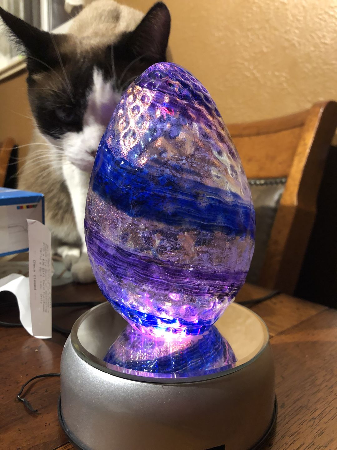 Customer photo review of Dragon Egg with Infused Cremains
