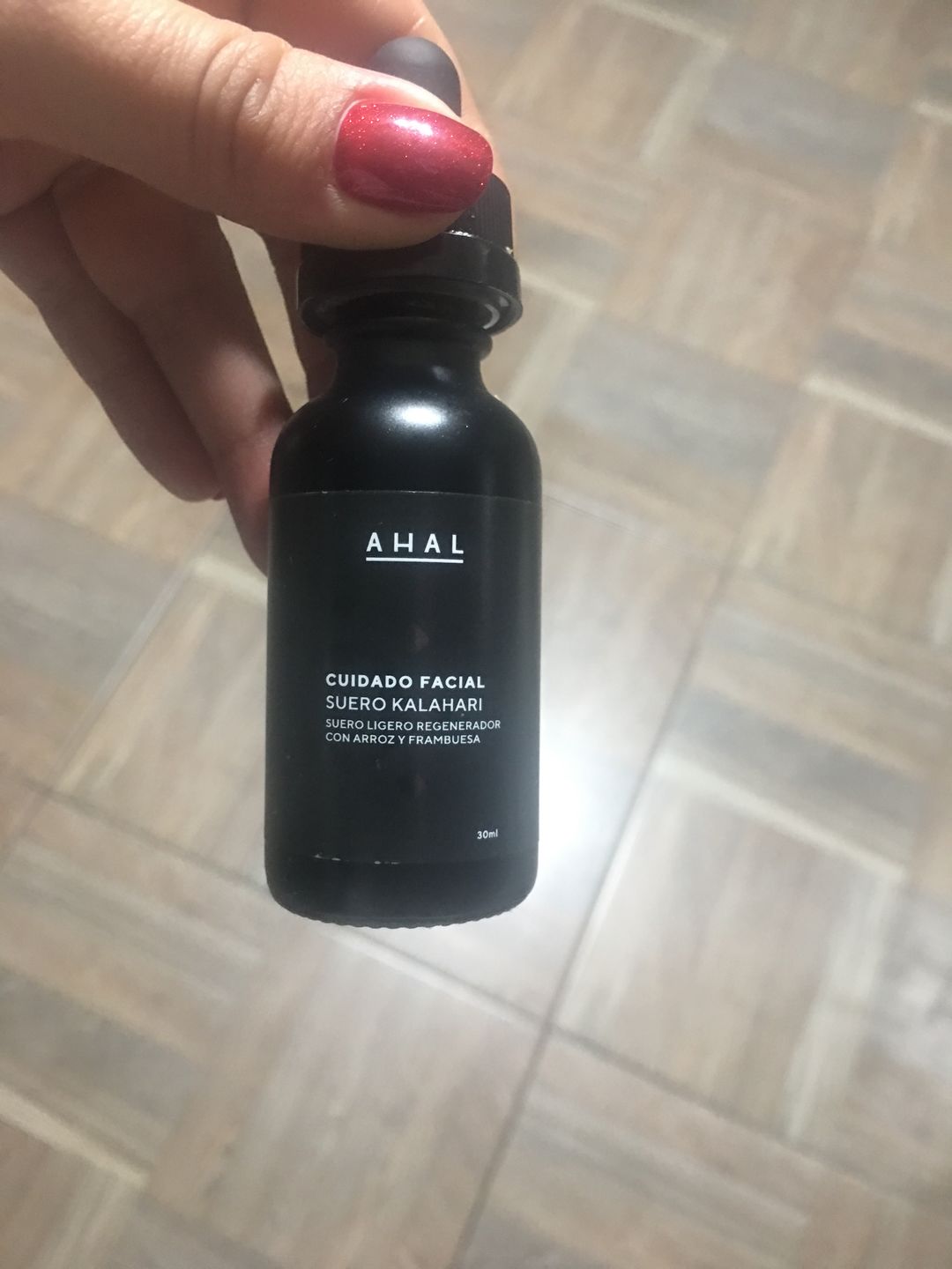 Customer photo review of Suero Humectante Facial con Kalahari