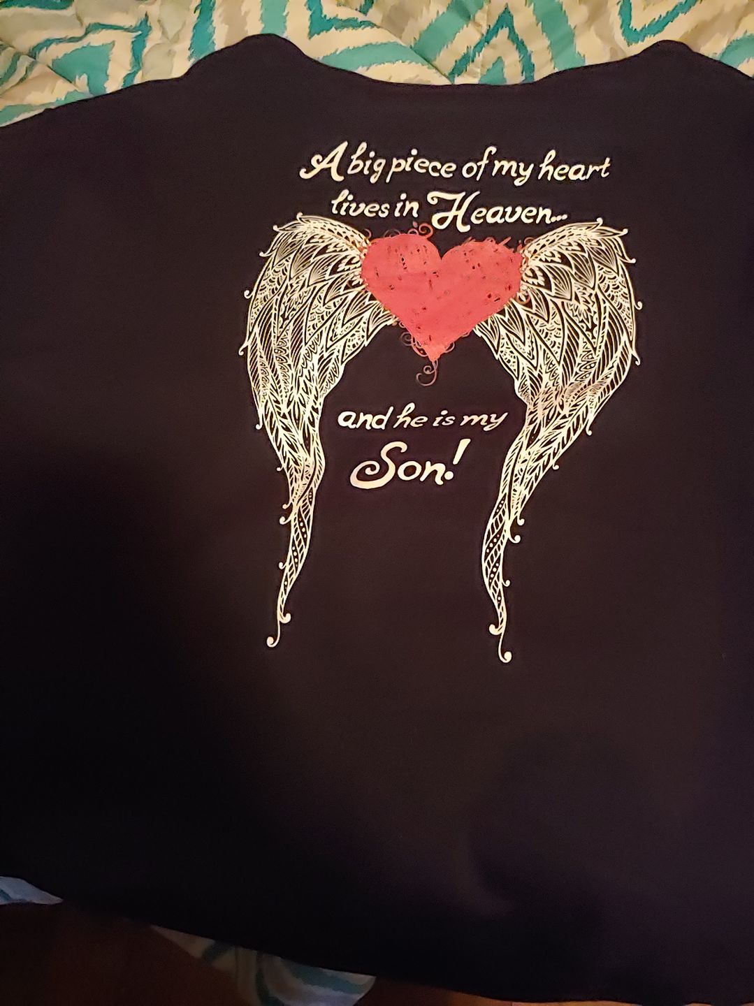 Customer photo review of Son - A Big Piece of my Heart Hoodie