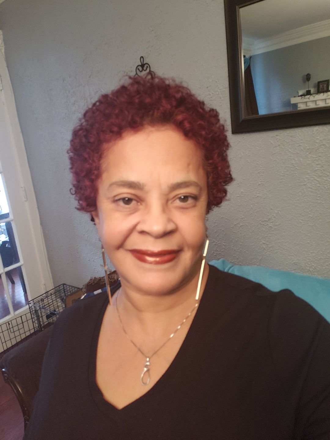 Customer photo review of Defining Flaxseed Gel for Curly Hair with Organic Argan Oil for Softening and Lemon Creme Fragrance