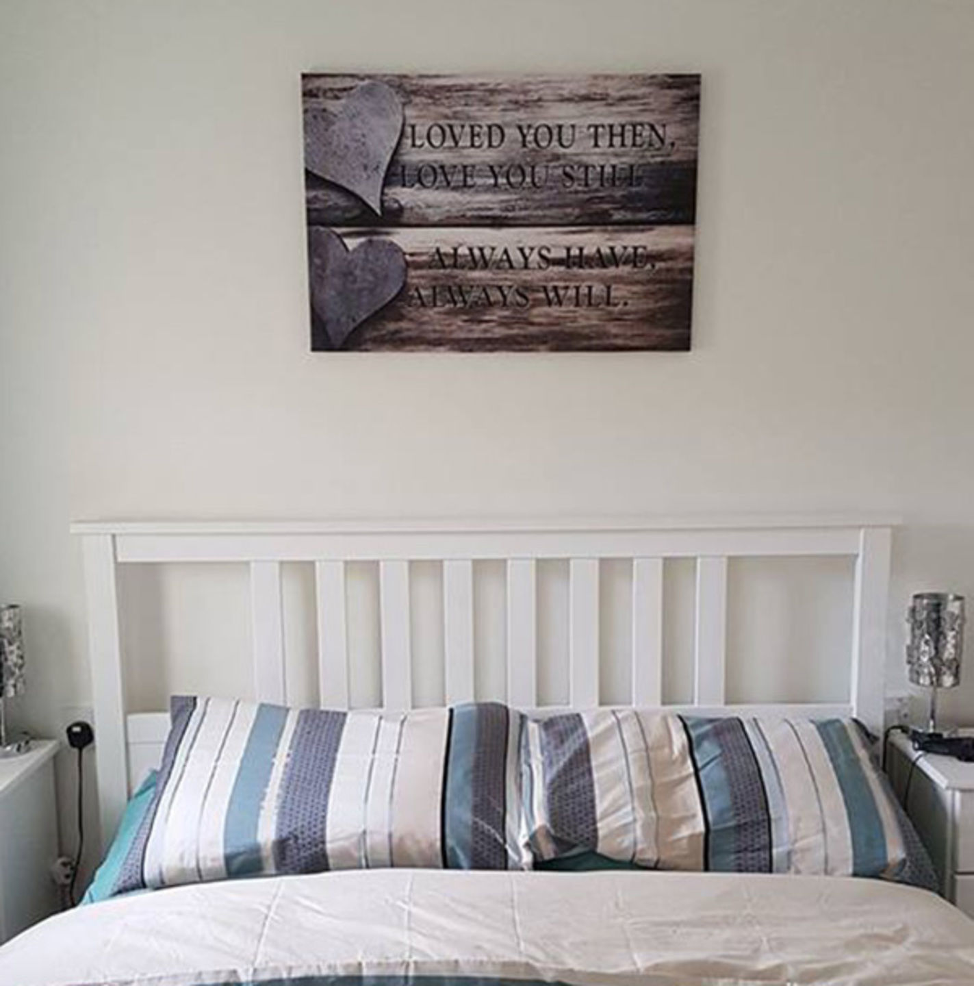 Customer photo review of "Loved You Always" Premium Canvas