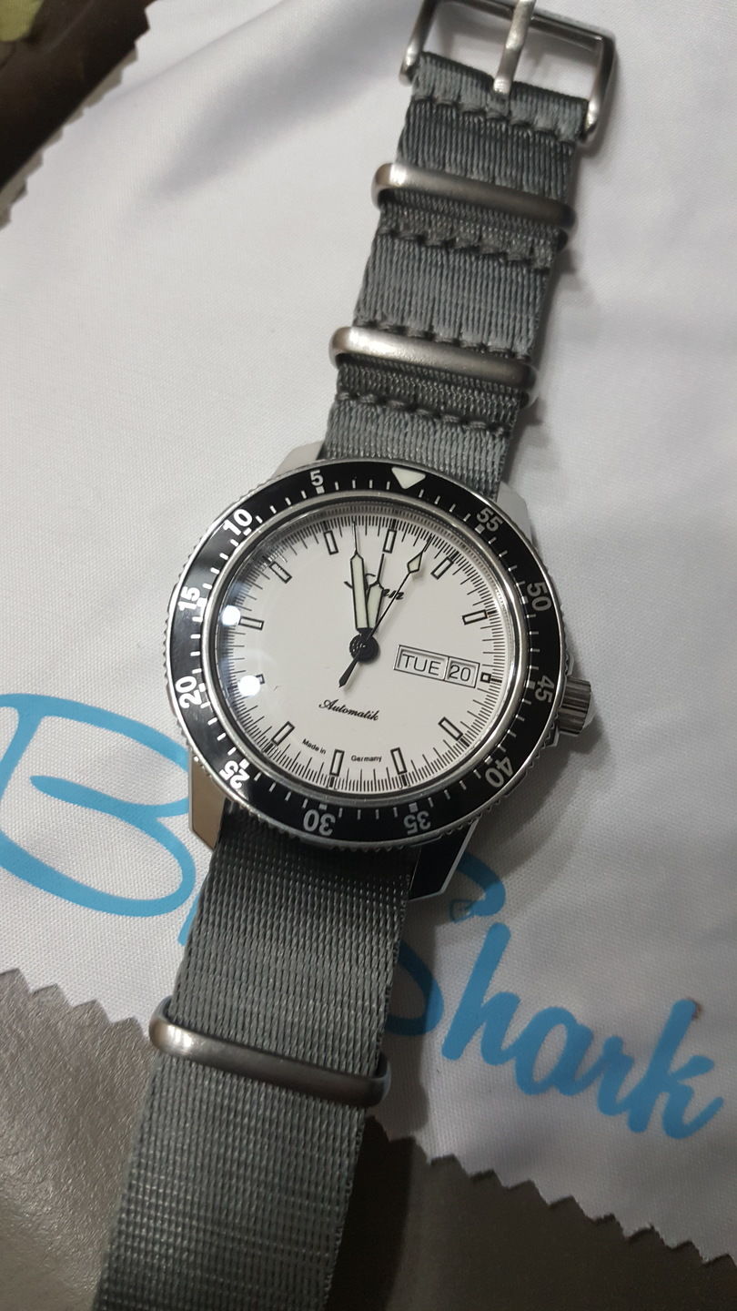 Customer photo review of AlphaShark Slim - Silver Lining