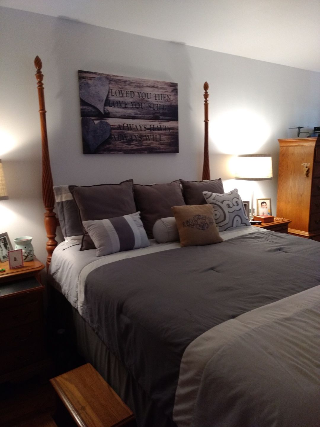 Customer photo review of "Loved You Always" Premium Canvas