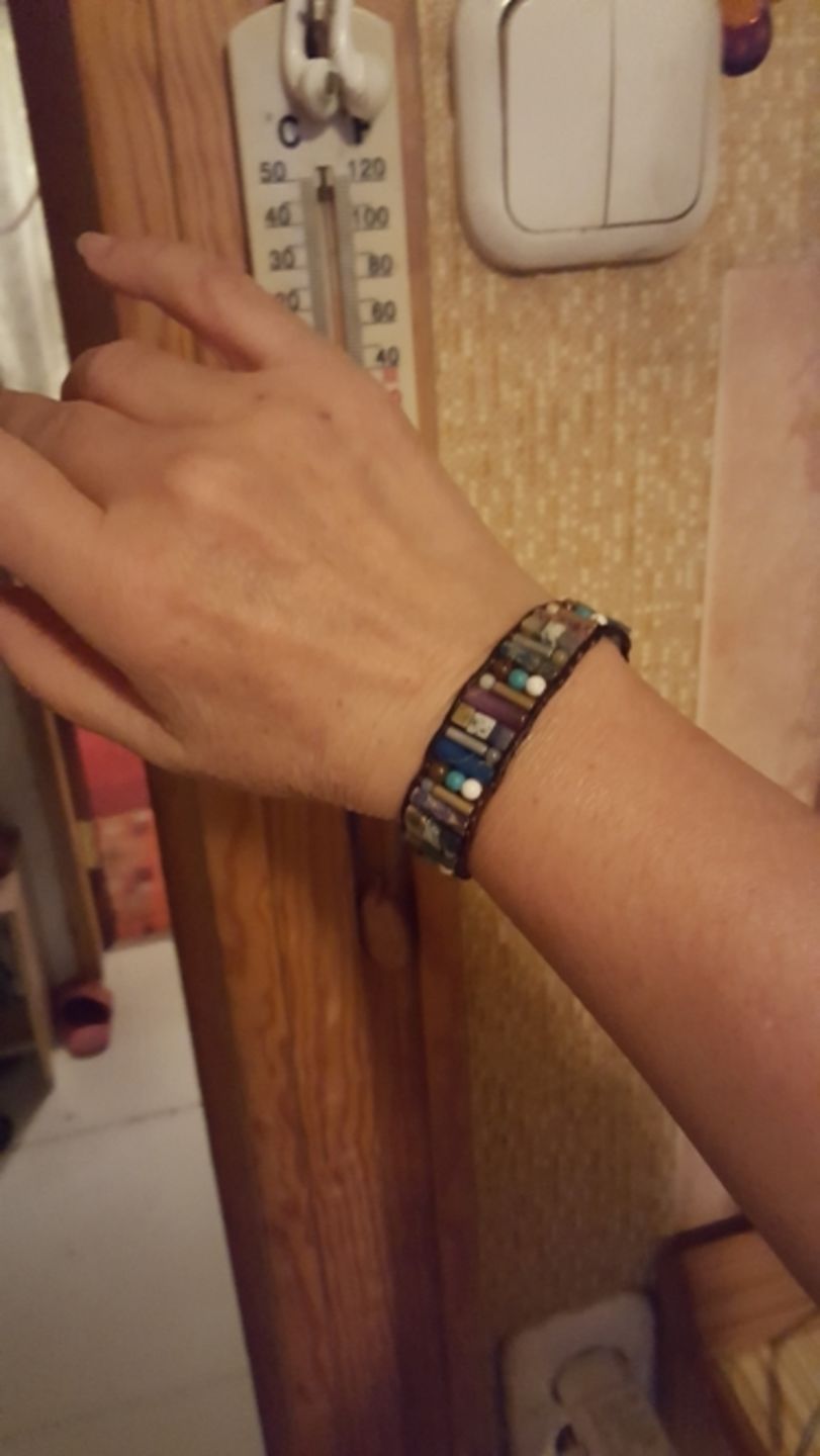Customer photo review of Crystal Energy Bracelet