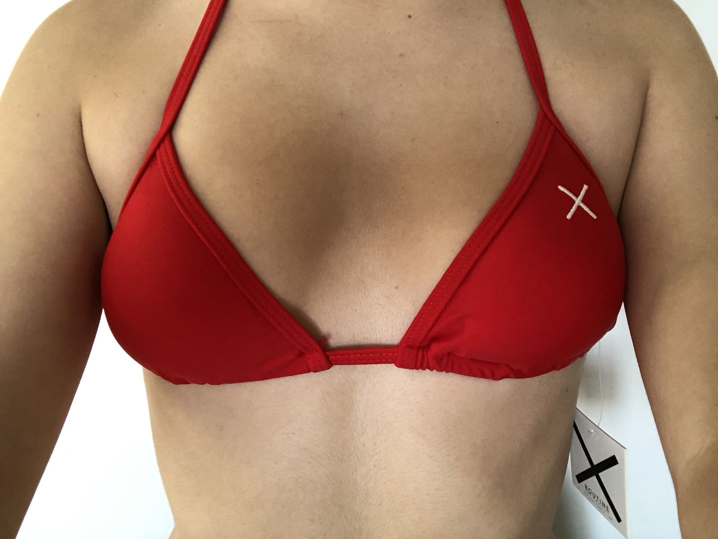 Customer photo review of Rose Red Bikini Top II