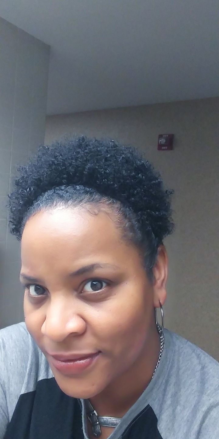 Customer photo review of Step 3: Divine Shine Moisture Lock & Frizz Fighter (For Tight Curls)