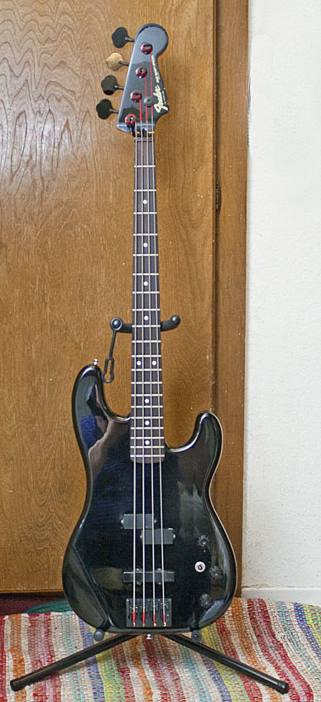Customer photo review of 4 String A Style Bass Bridge