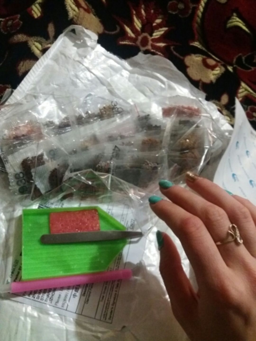 Customer photo review of Elephant - Diamond Painting Kit