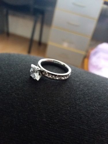Titanium Gem Ring Discounted Ottega