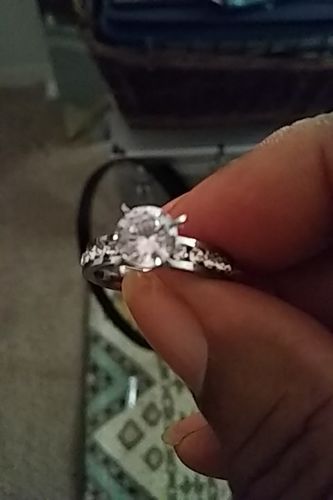 Titanium Gem Ring Discounted Ottega