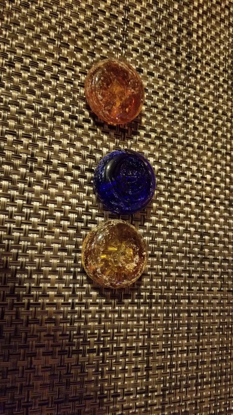 Customer photo review of Soul Stones with Infused Cremation Ashes