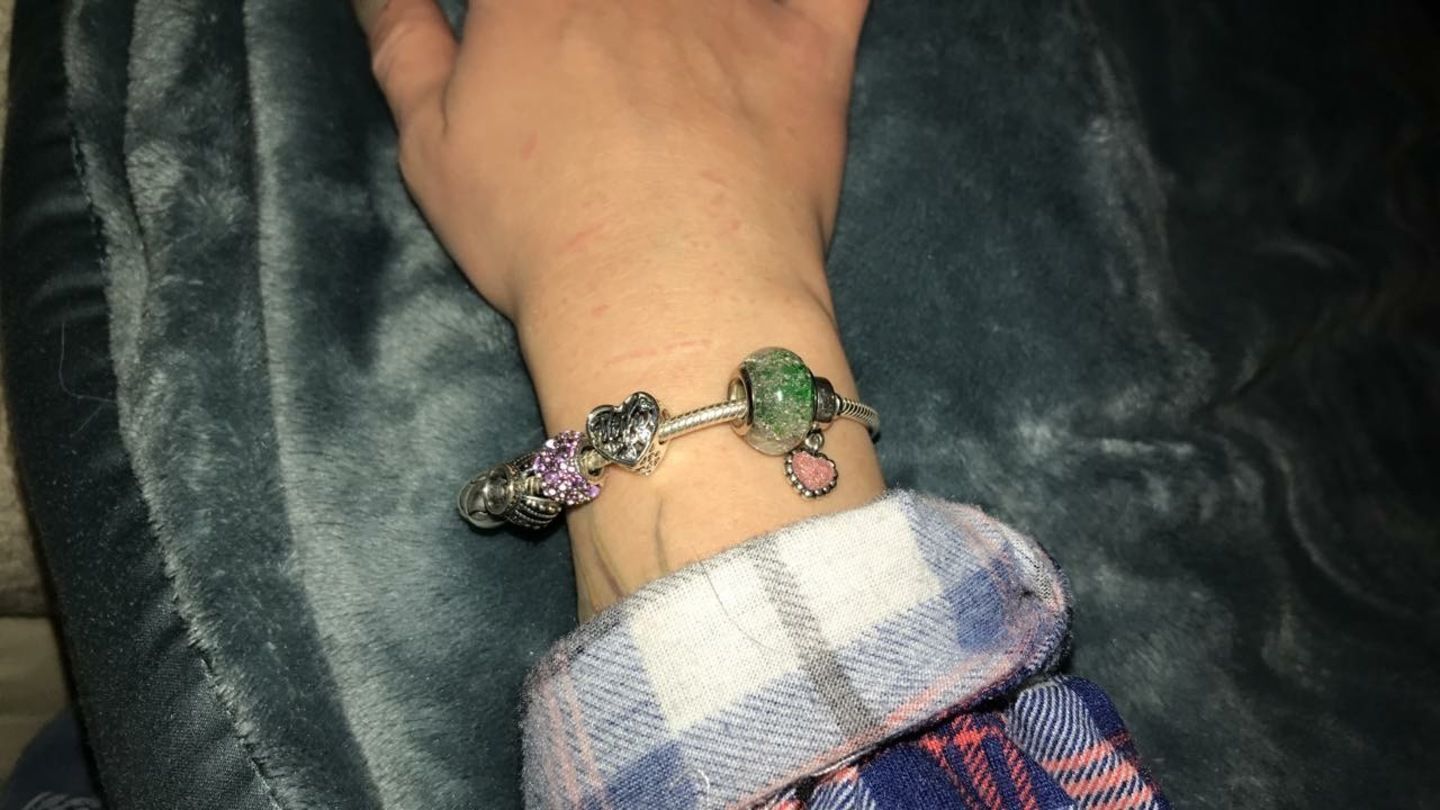 Customer photo review of Solid Color Bead with Cremains