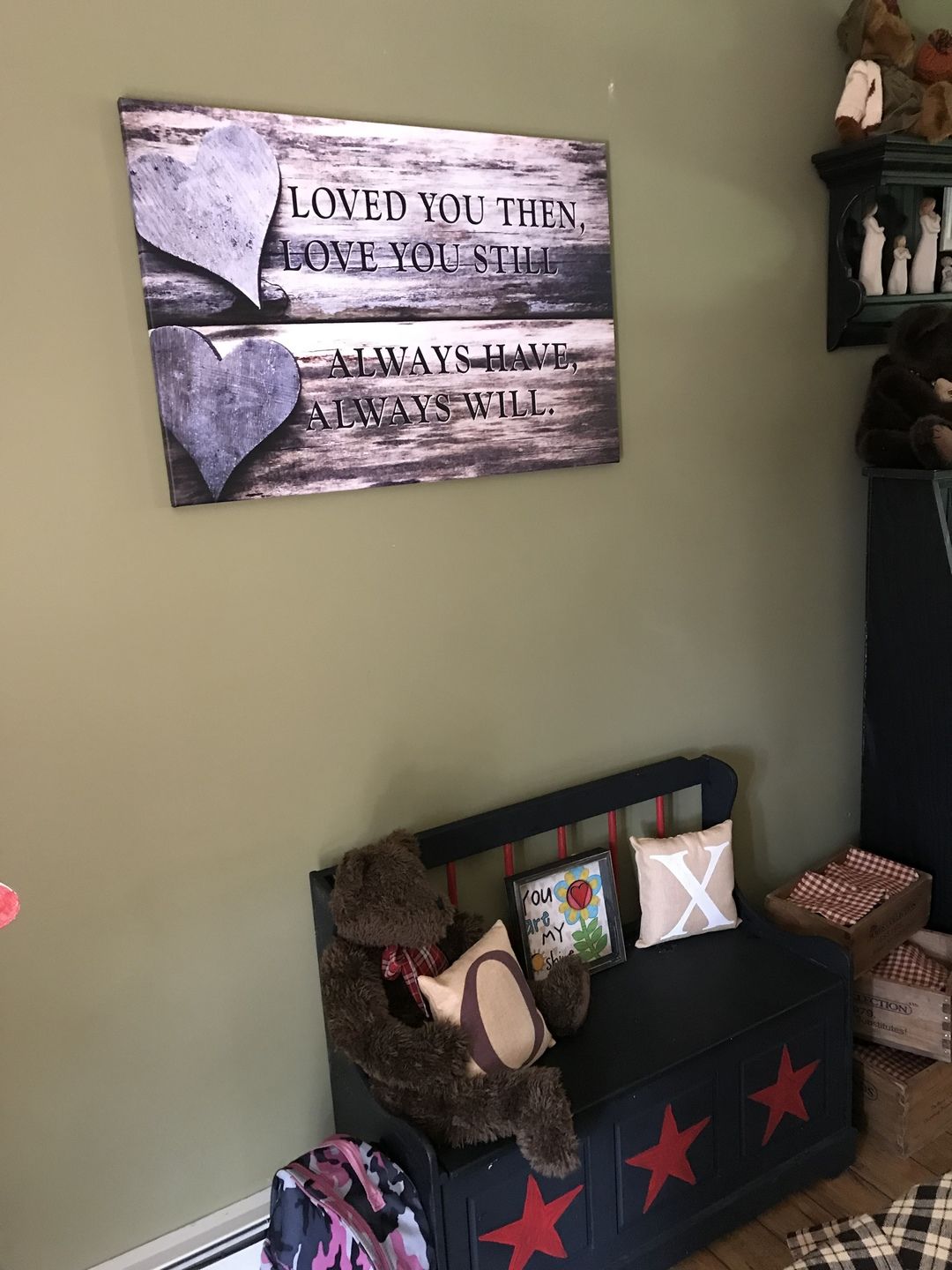 Customer photo review of "Loved You Always" Premium Canvas