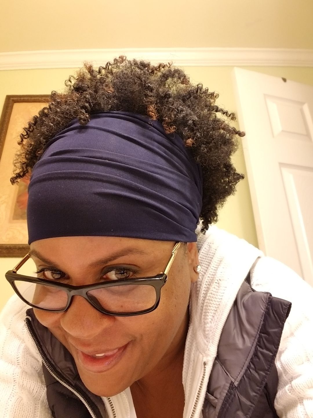 Customer photo review of Step 3: Divine Shine Moisture Lock & Frizz Fighter (For Tight Curls)