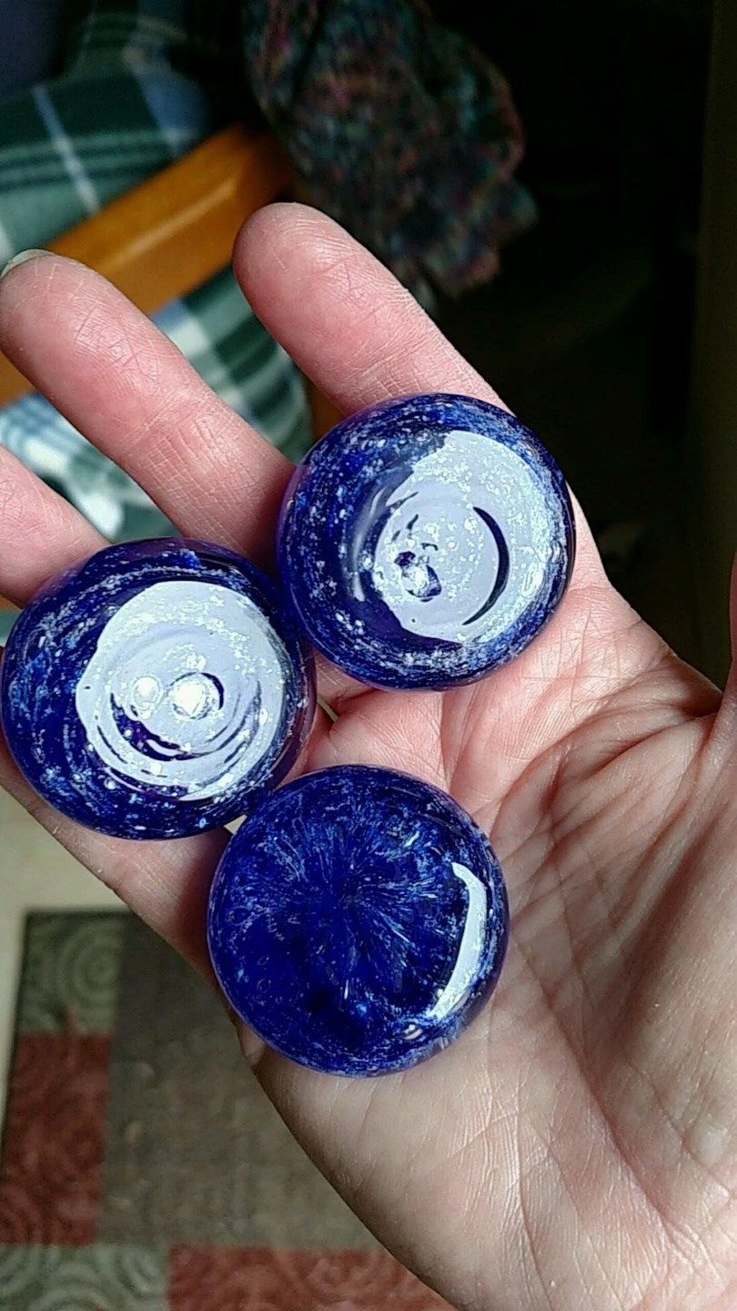 Customer photo review of Soul Stones with Infused Cremation Ashes