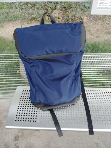 invisible rolltop backpack