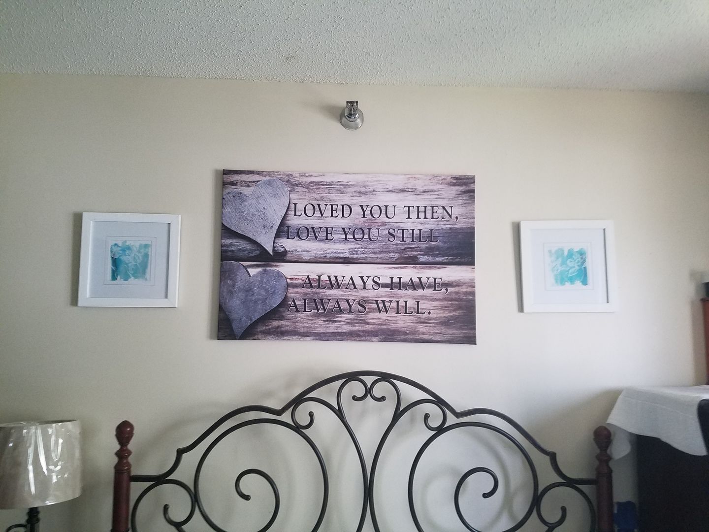Customer photo review of "Loved You Always" Premium Canvas