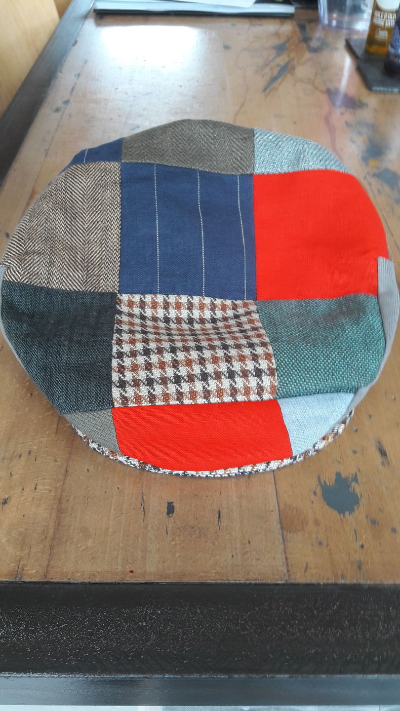 Customer photo review of Vintage Cap Patchwork Linen
