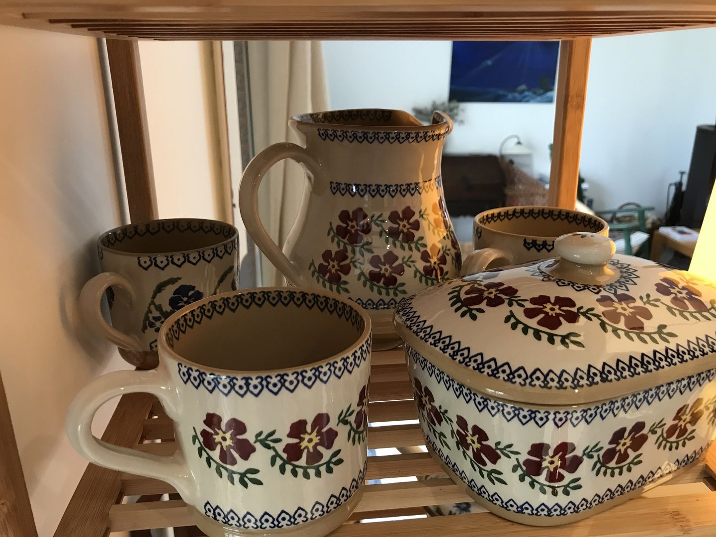 Customer photo review of Covered Butterdish Old Rose