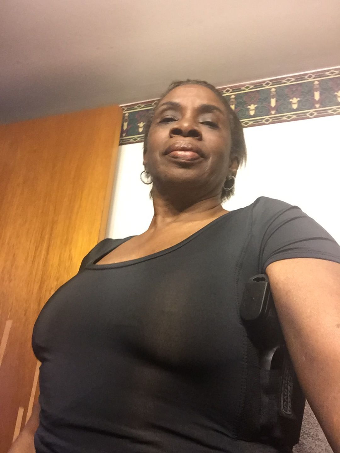 Customer photo review of Womens Concealed Carry Executive Tee