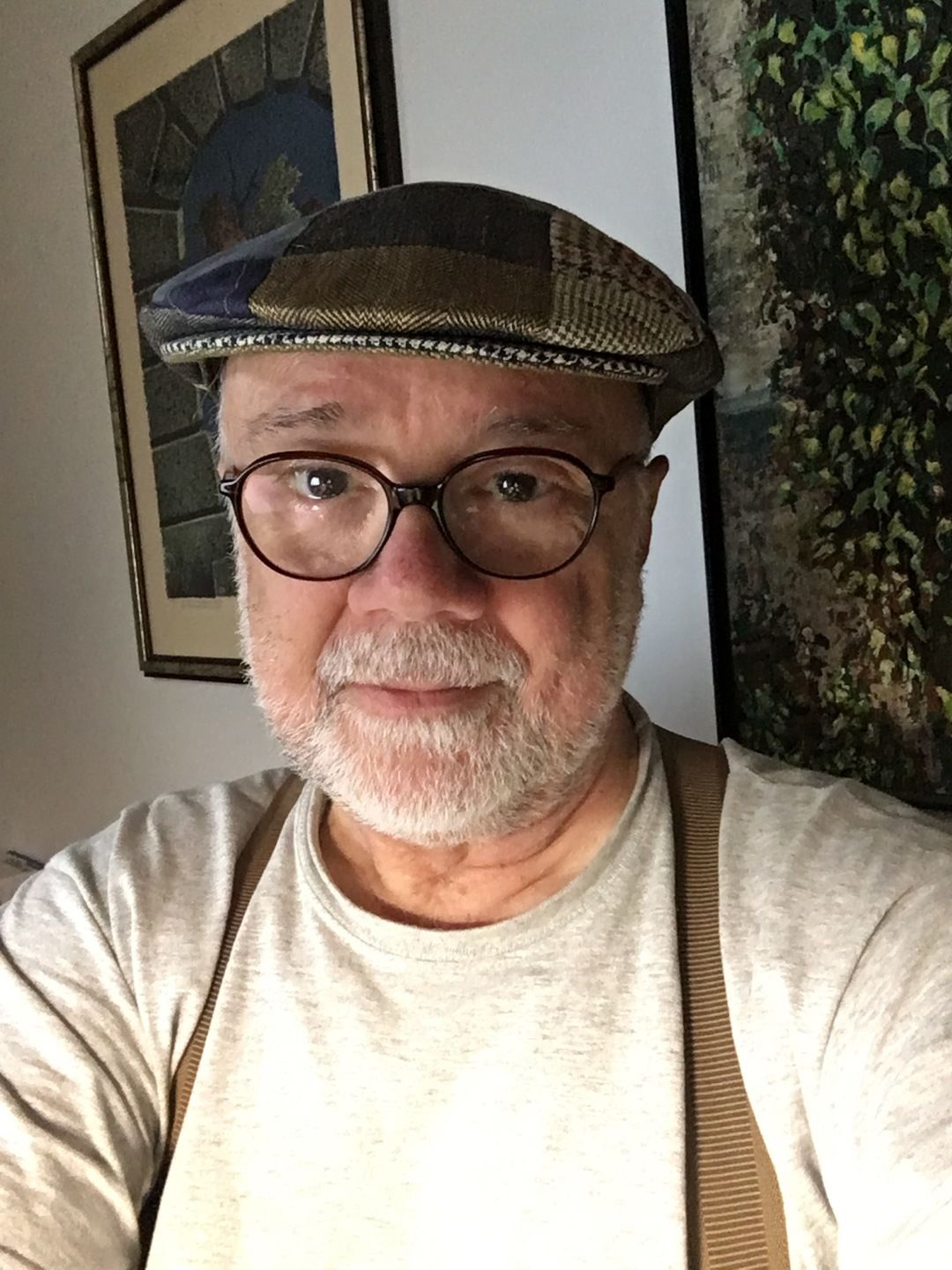 Customer photo review of Vintage Cap Patchwork Linen