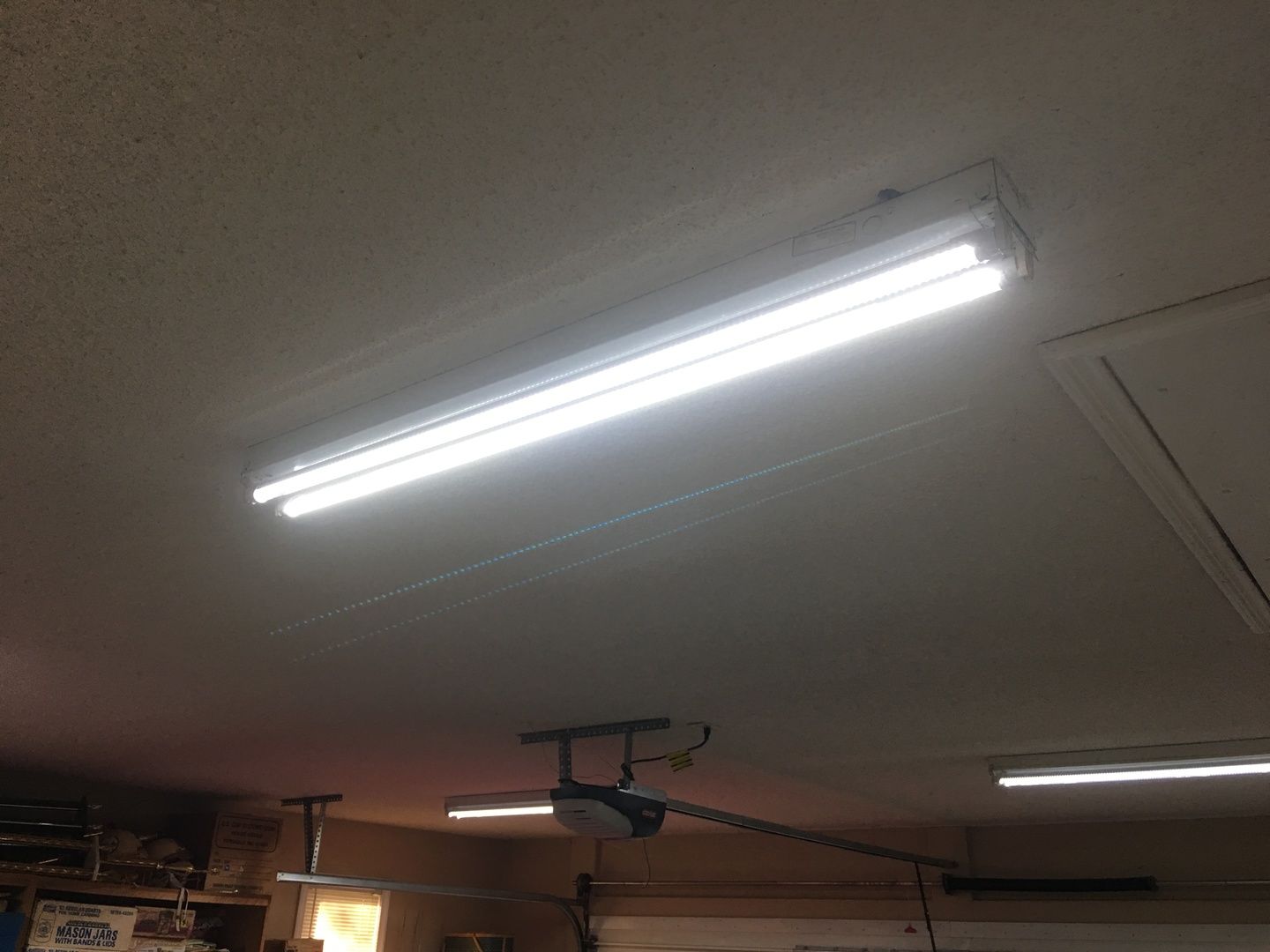 Customer photo review of Ballast Compatible T8 4ft 20W LED Tube 3000 Lumens 6500K Clear (Check Compatibility List; Not Compatible with all ballasts)