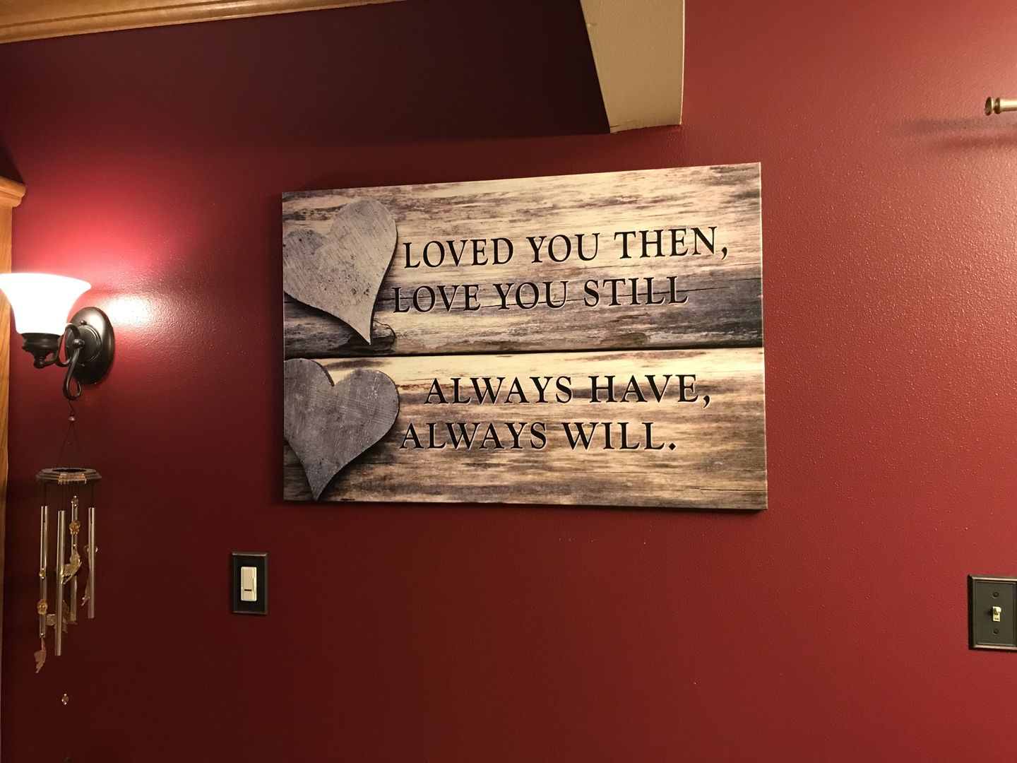Customer photo review of "Loved You Always" Premium Canvas