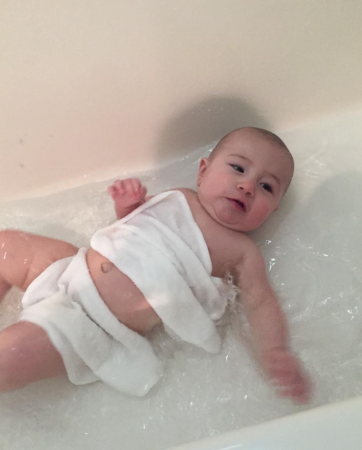 Customer photo review of DELUXE Baby Bamboo Washcloths