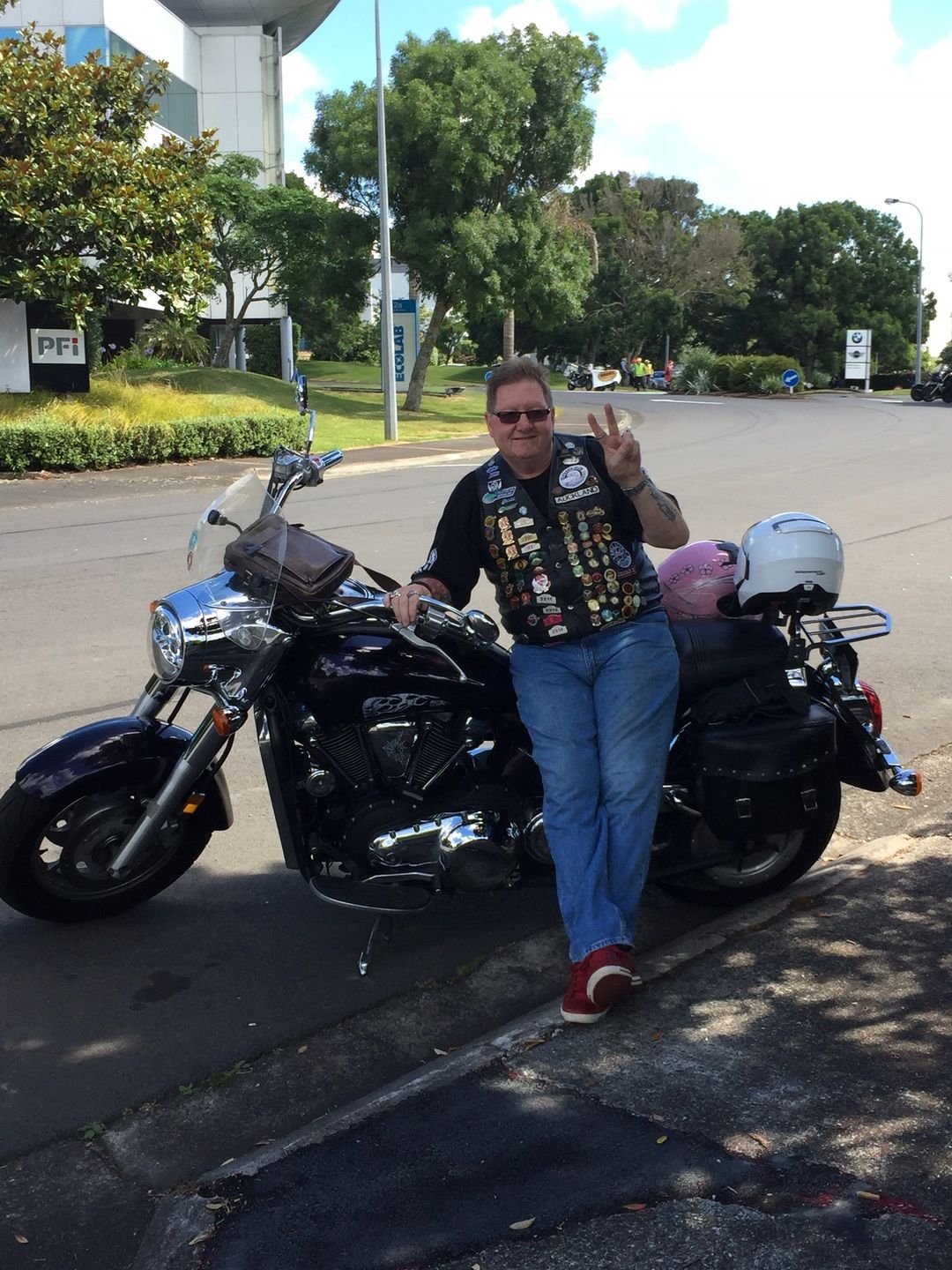Customer photo review of Grumpy Old Bikers Club Founding Member