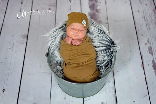 copper pearl camel swaddle