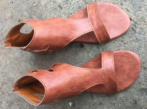 soft leather boho sandals