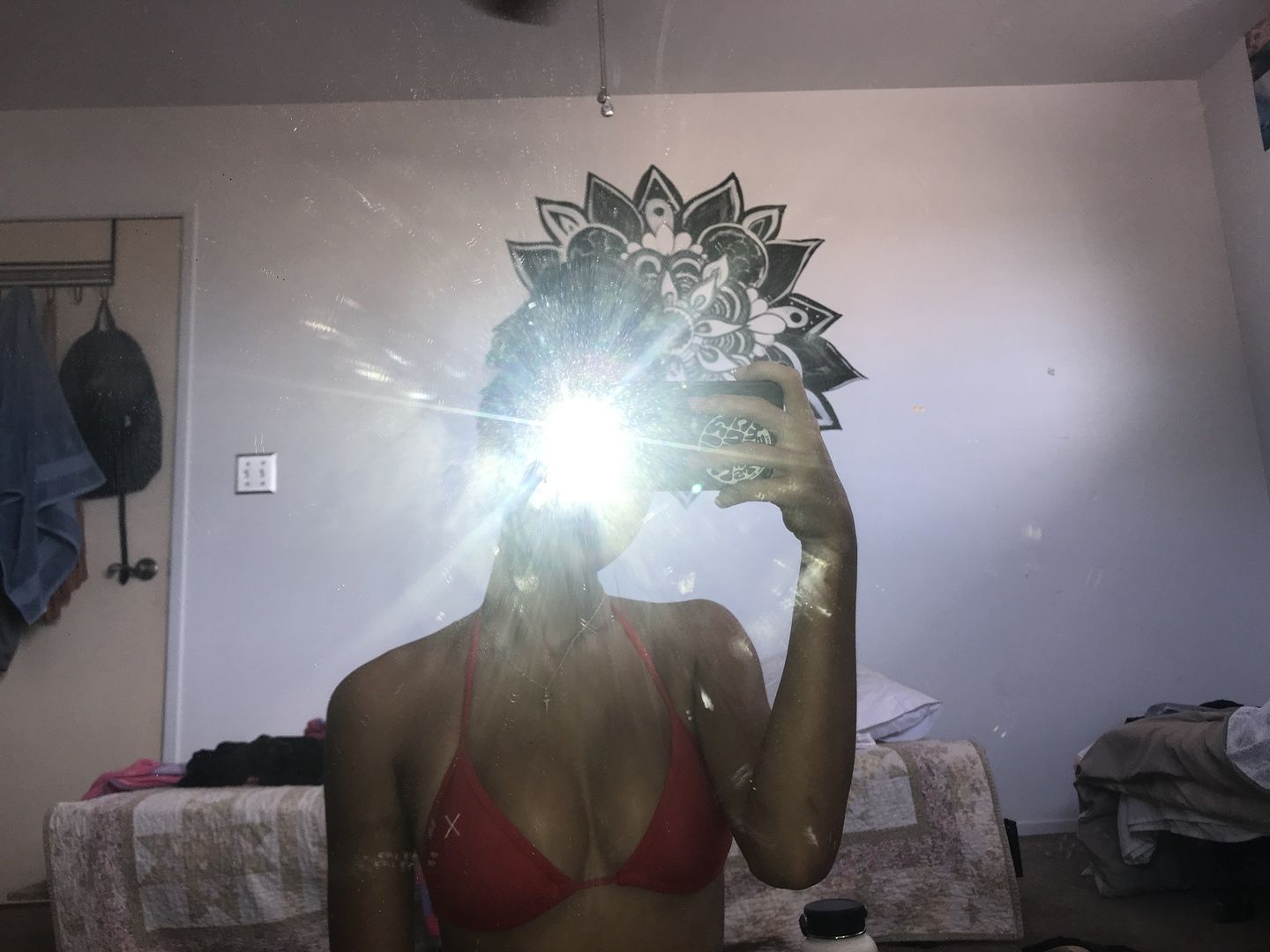 Customer photo review of Rose Red Bikini Top II