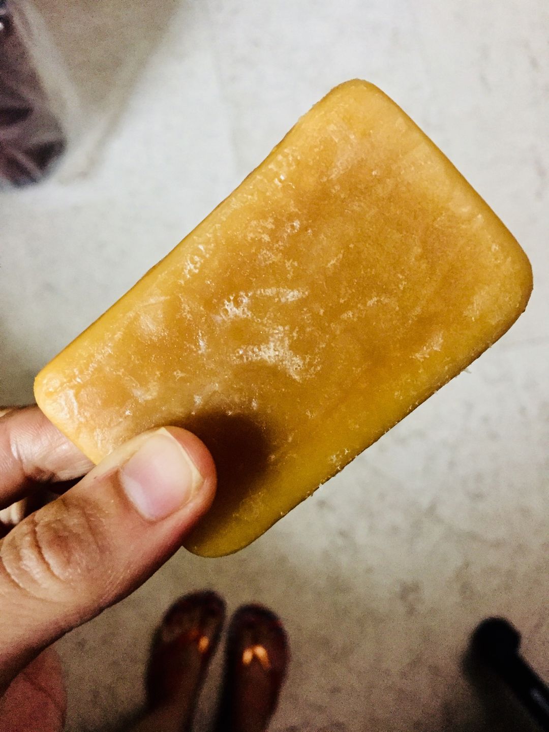 Customer photo review of Jabón Limpieza Facial de Leche de Cabra