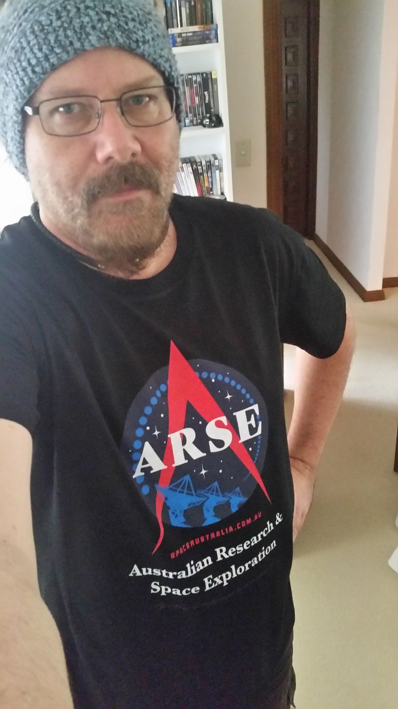 Customer photo review of Launch Tee - Black