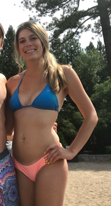 Customer photo review of Sky Blue Bikini Top II