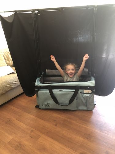 Glam'r Gear Changing Station Dance Bag w/ uHide Curtain