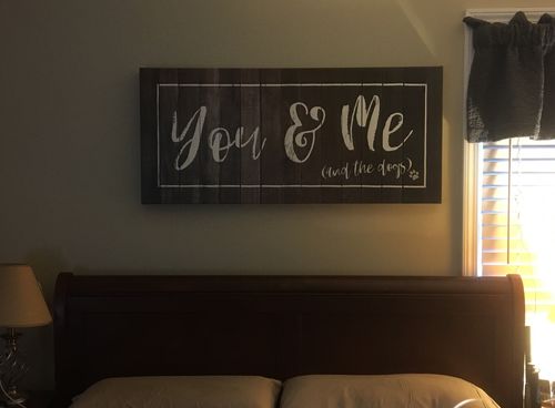 me and the dogs wall art