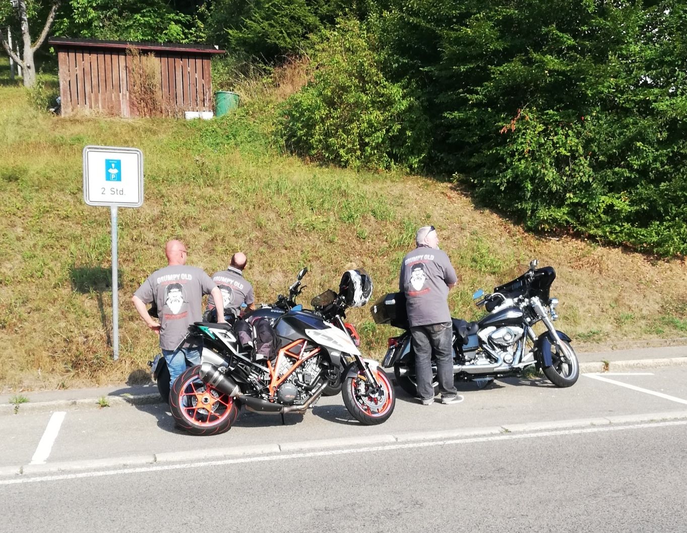 Customer photo review of Grumpy Old Bikers Club Founding Member