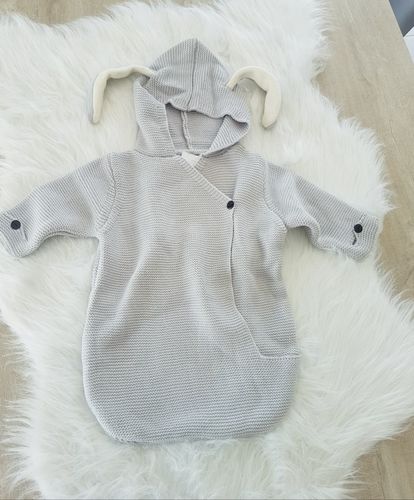 baby bunny sleepsuit