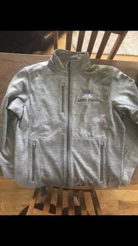 digi stripe fleece jacket