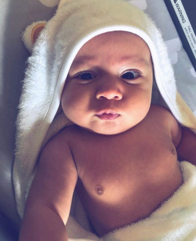 Customer photo review of Baby Hooded Towel